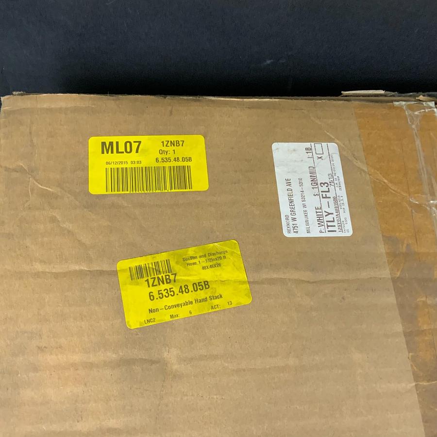 Used GRAINGER 1ZNB7 6.535.48.05B SUCTION AND DISCHARGE HOSE ($100 OBO)