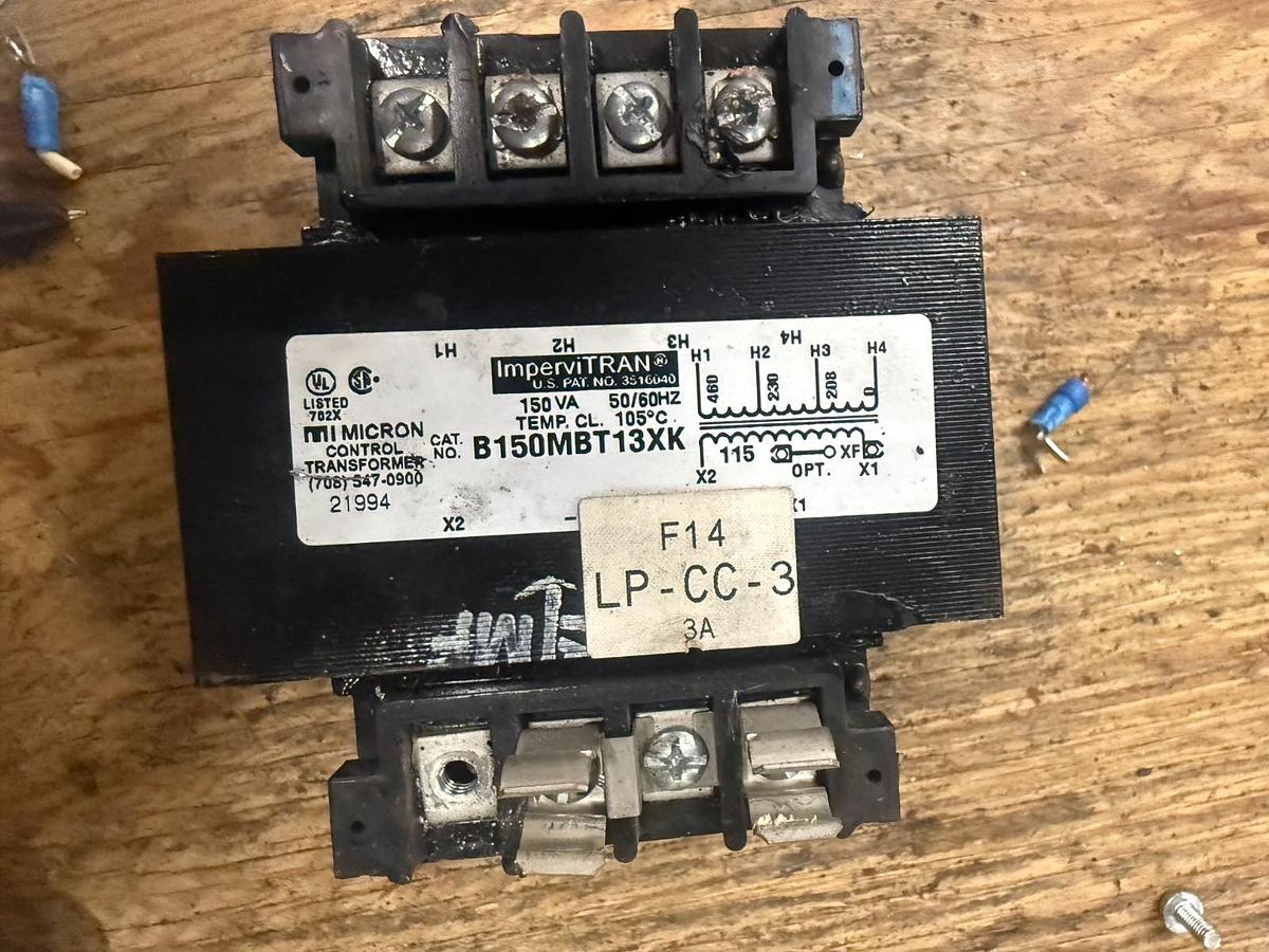 Used IMPERVITRAN B150MBT13XK TRANSFORMER