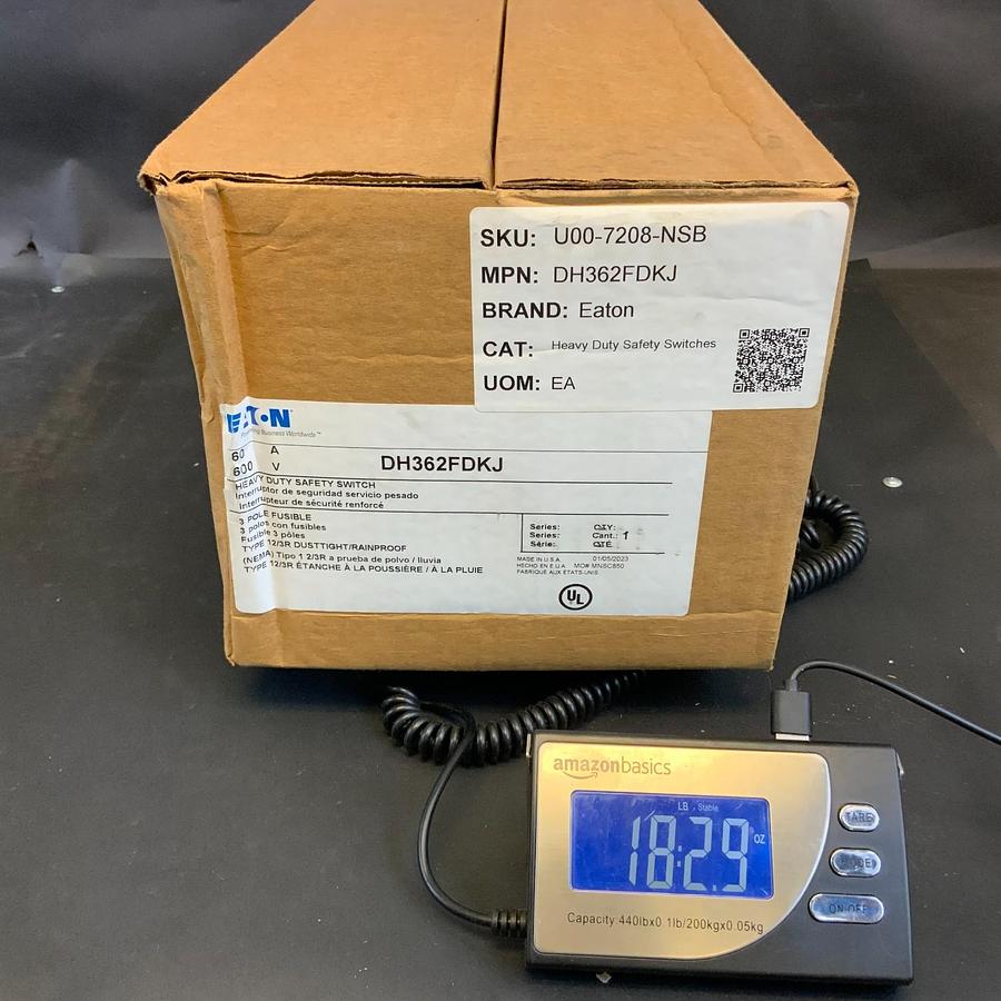 Used EATON DH362FDK J HEAVY DUTY SAFETY SWITCH ($250 OBO)