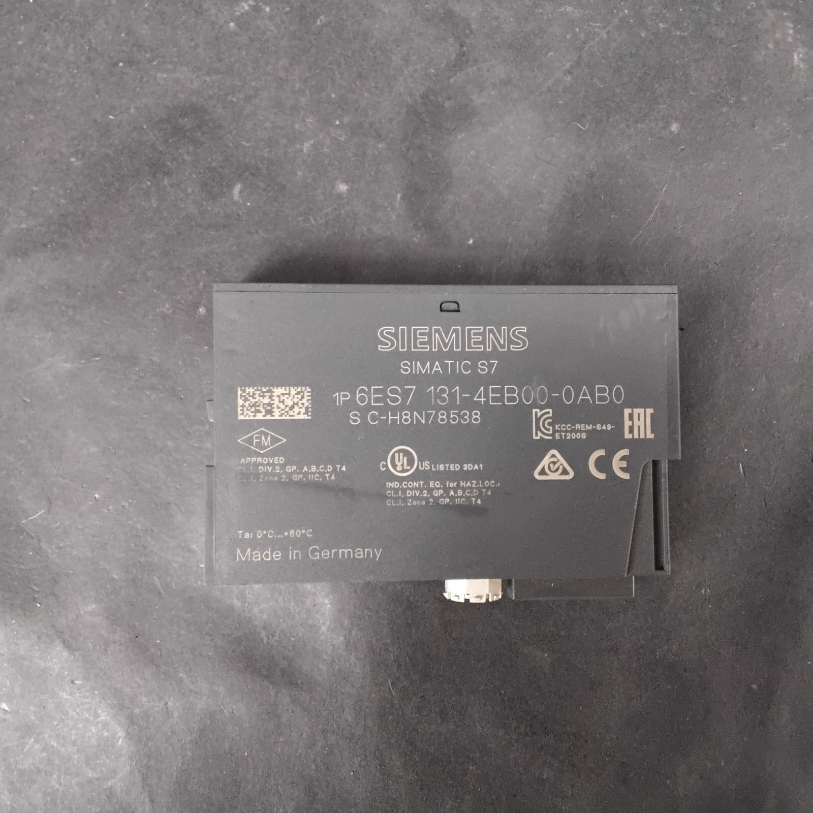 Used SIEMENS 6ES7 131-4EB00-0AB0 ELECTRONIC MODULE ($13 OBO)