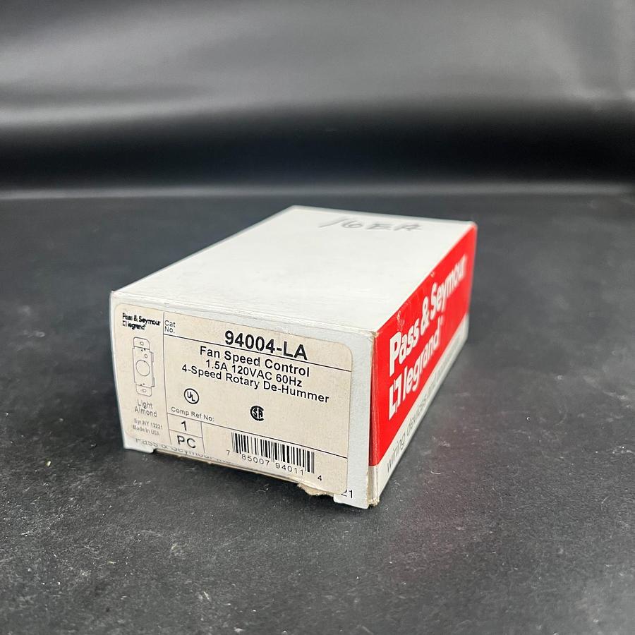 Used PASS & SEYMOUR 94004-LA FAN SPEED CONTROL ($25 OBO)