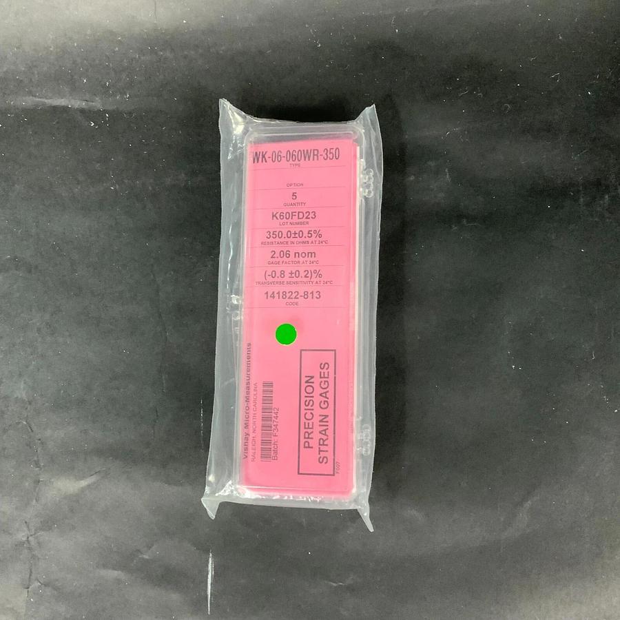 MICRO-MEASUREMENTS WK-06-060WR-350 PRECISION STRAIN GAUGE - BOX OF 5 ($25 OBO)