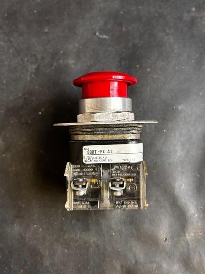 Used ALLEN BRADLEY 800T-FXA1 EMERGENCY STOP SWITCH ($16 OBO)