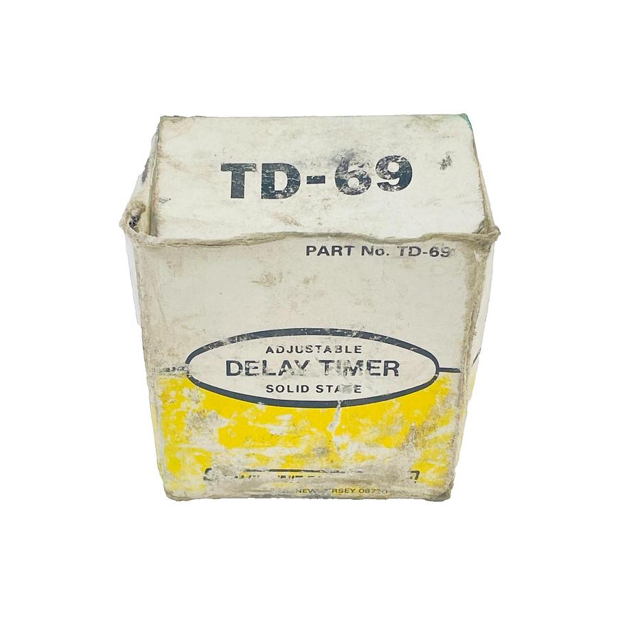 Used SUPCO TD-69 SOLID STATE DELAY ON MAKE TIMER 0.1-8 MIN 19-250V HVAC