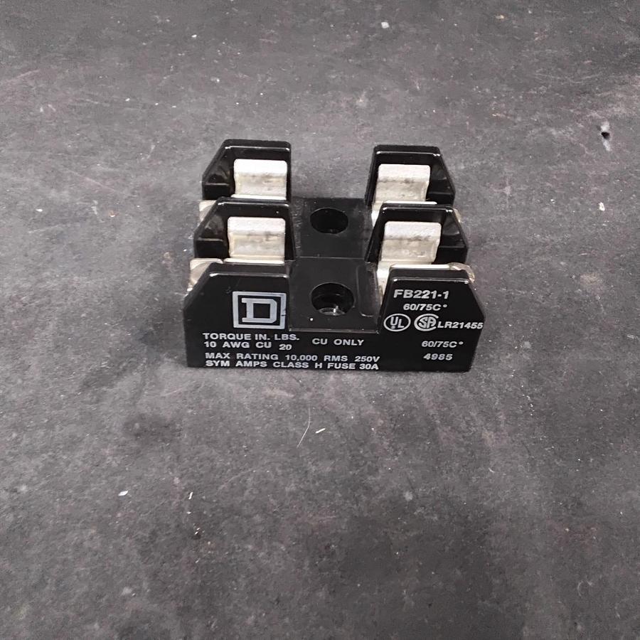 Used SQUARE D FB221-1 FUSE HOLDER