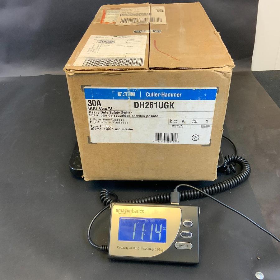 Used EATON CUTLER-HAMMER DH261UGK HEAVY DUTY SAFETY SWITCH ($35 OBO)