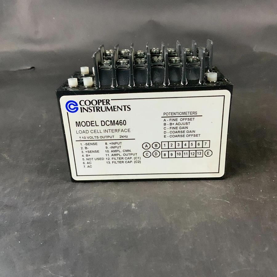 Used COOPER INSTRUMENTS DCM460 LOAD CELL INTERFACE ($25 OBO)