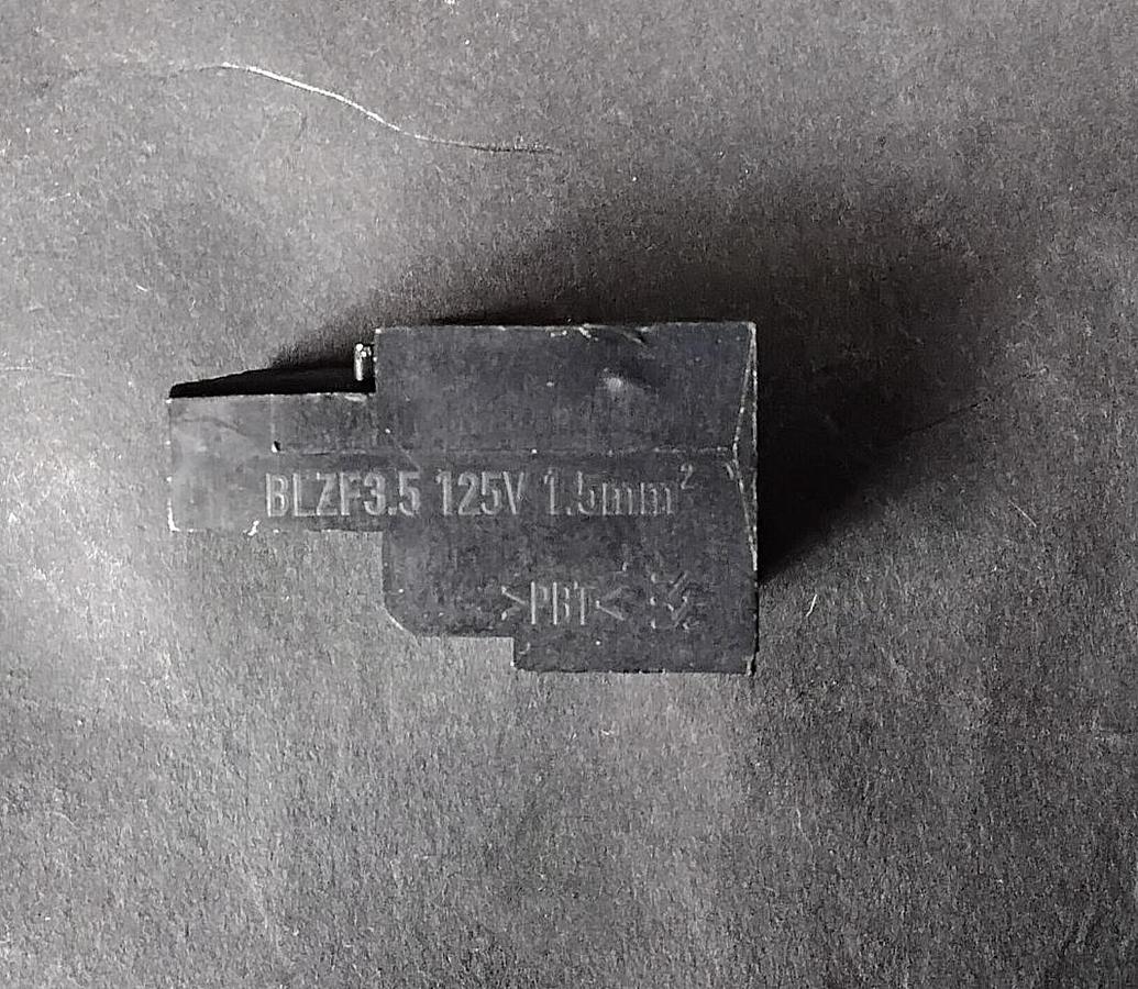 Used WEIDMULLER BLZF-3.5/5  PLUGABLE TERMINAL BLOCK ($2)