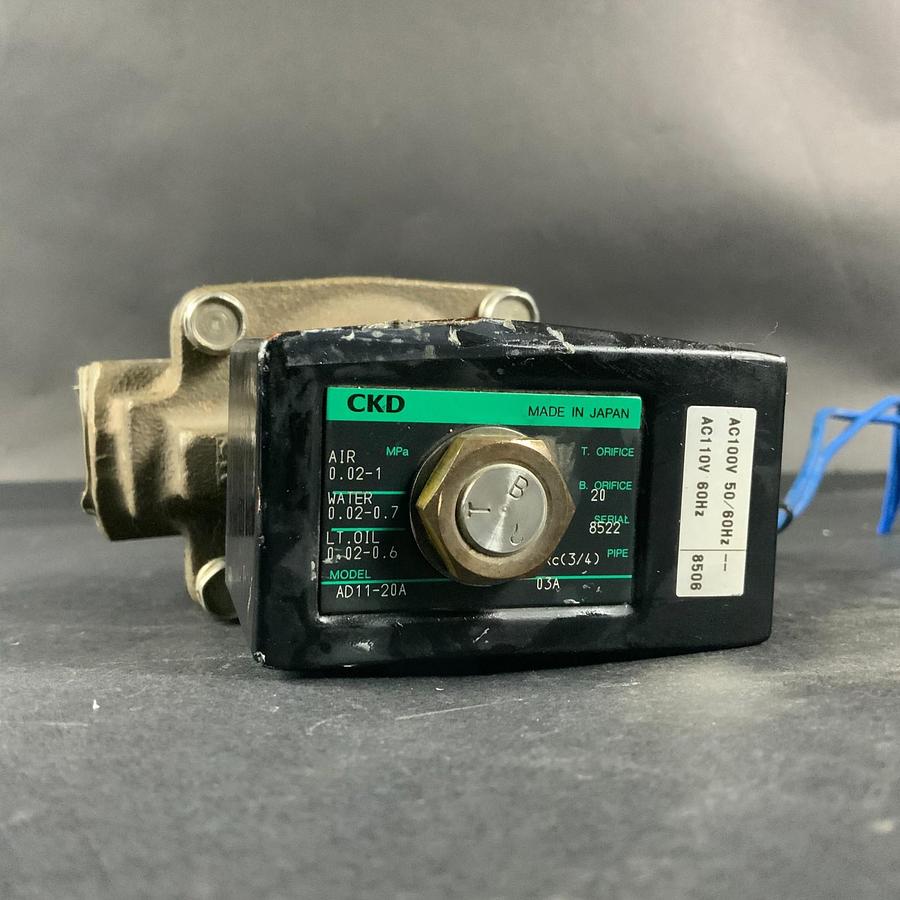 Used CKD CORP. AD11-20A SOLENOID VALVE ($50 OBO)