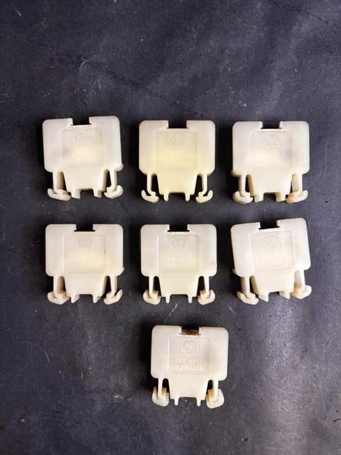 Used ALLEN BRADLEY BUL. 1492 WHITE WIRE TERMINALS - GROUP OF 7 ($12 OBO)