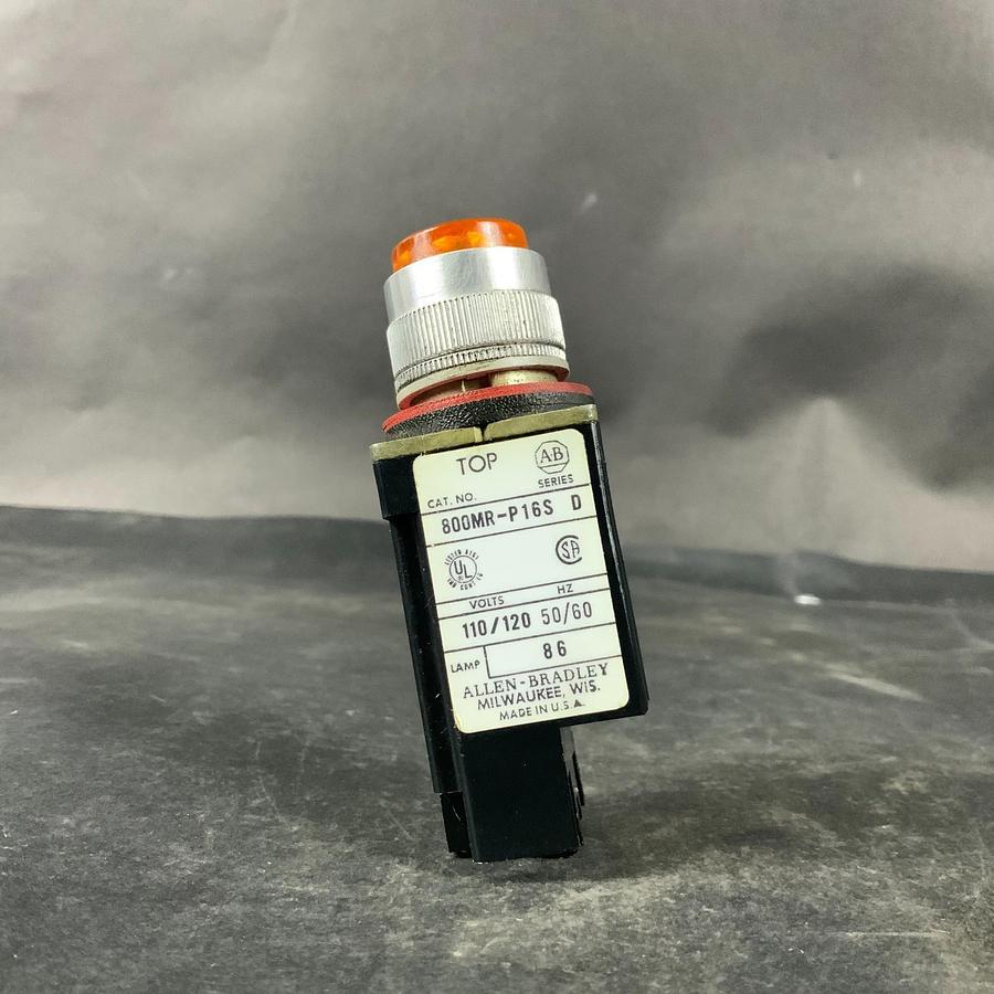 Used ALLEN BRADLEY 800MR-P16S SERIES D ORANGE PILOT LIGHT ($15 OBO)