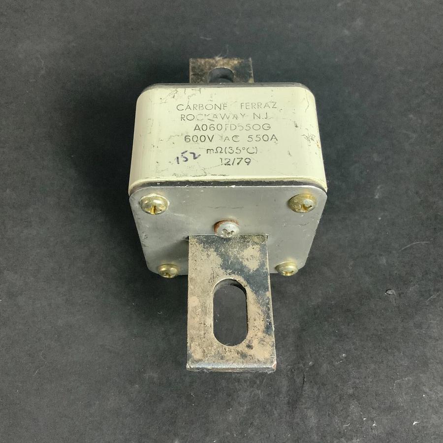 Used CARBONE FERRAZ A060FD550G SEMICONDUCTOR FUSE ($25 OBO)