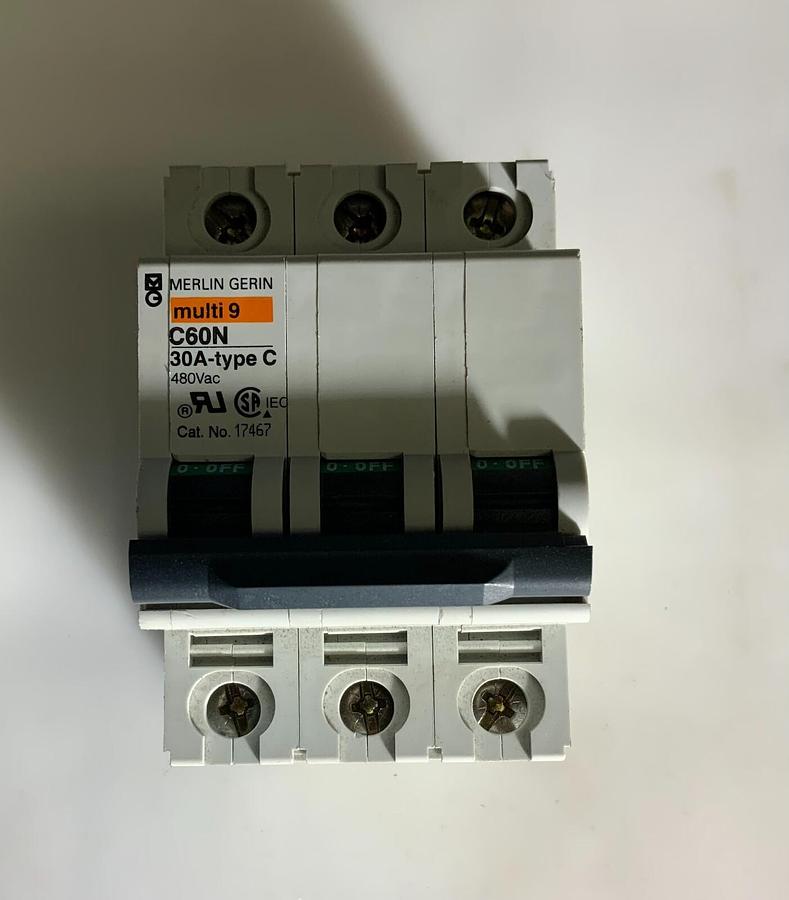 Used MERLIN GERIN MULTI9 C60N 30A-TYPE C ($49.99 OBO)