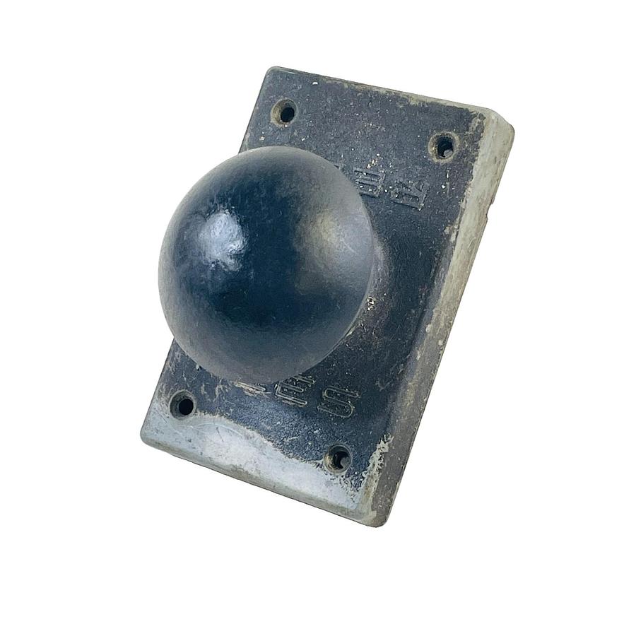 Used REES 00662-001 HEAVY DUTY METAL MUSHROOM HEAD PALM PUSHBUTTON SWITCH