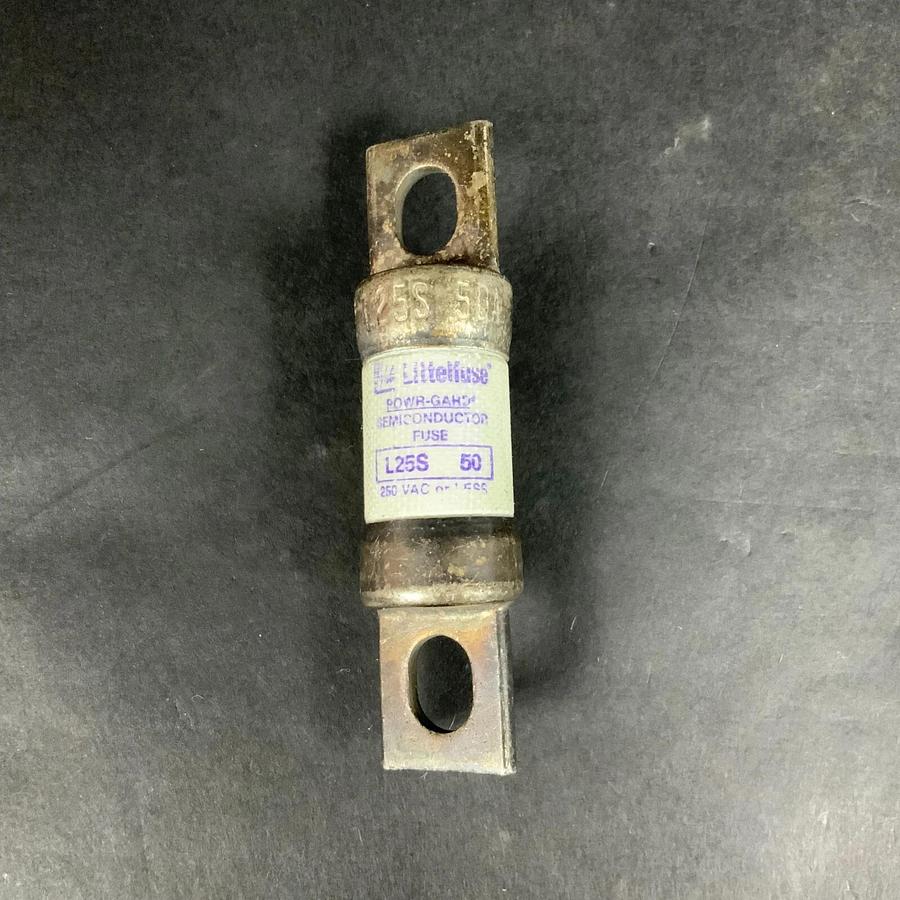 Used LITTELFUSE L25S-50 SEMICONDUCTOR FUSE ($17 OBO)