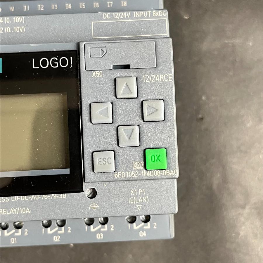 Used SIEMENS 6ED1052-1MD08-0BA0 LOGIC MODULE ($100 OBO)