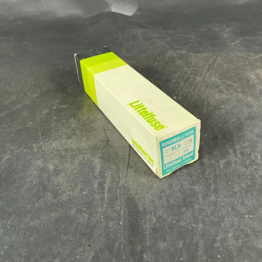 Used LITTELFUSE RLN-125 RENEWABLE FUSE ($50 OBO)