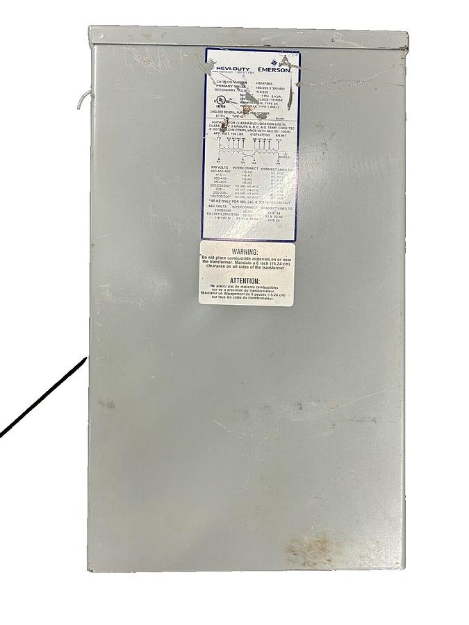 Used Emerson HEVI-DUTY HS14F5BS 5kVA Transformer ($799.99 OBO!!!)