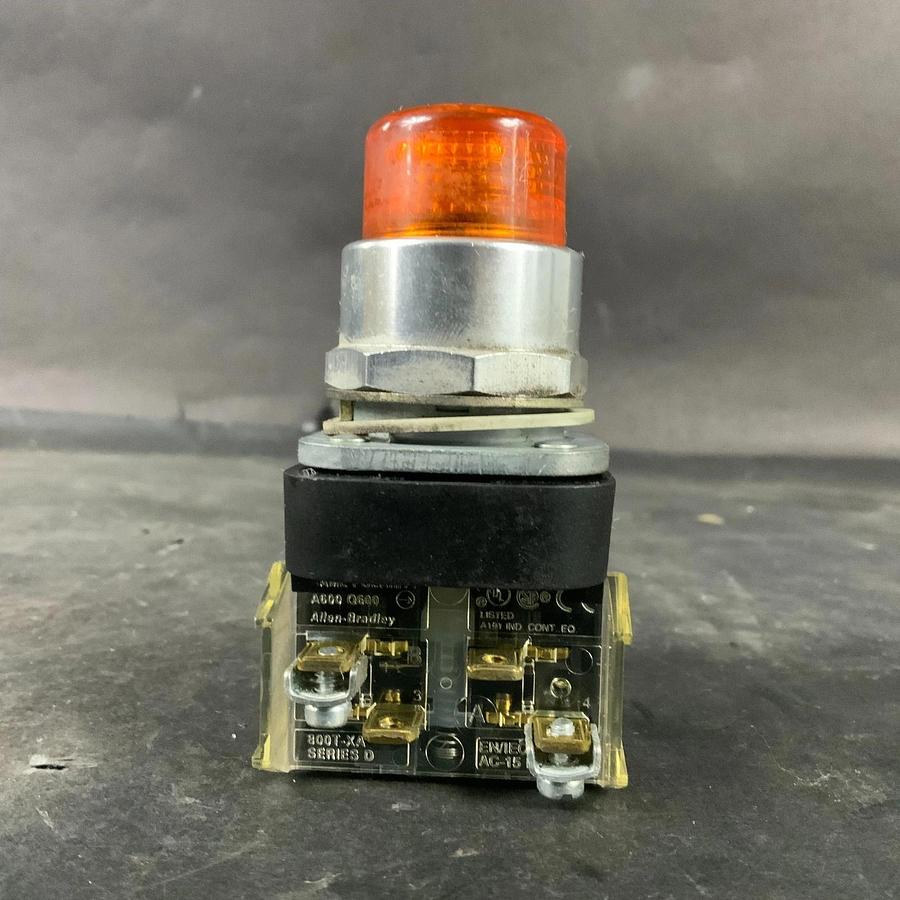 Used ALLEN BRADLEY 800T-QTH2A AMBER PUSHBUTTON ($80 OBO)