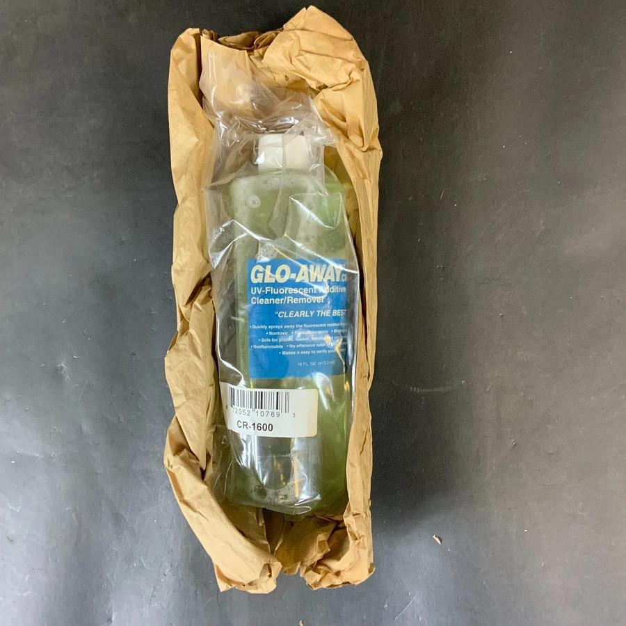 Used SPECTROLINE SPE-CR1600 GLO-AWAY UV DYE CLEANER 16 FL.OZ ($50 OBO)