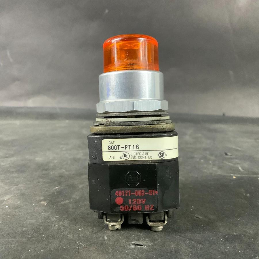 Used ALLEN BRADLEY 800T-PT16 AMBER PUSHBUTTON ($30 OBO)