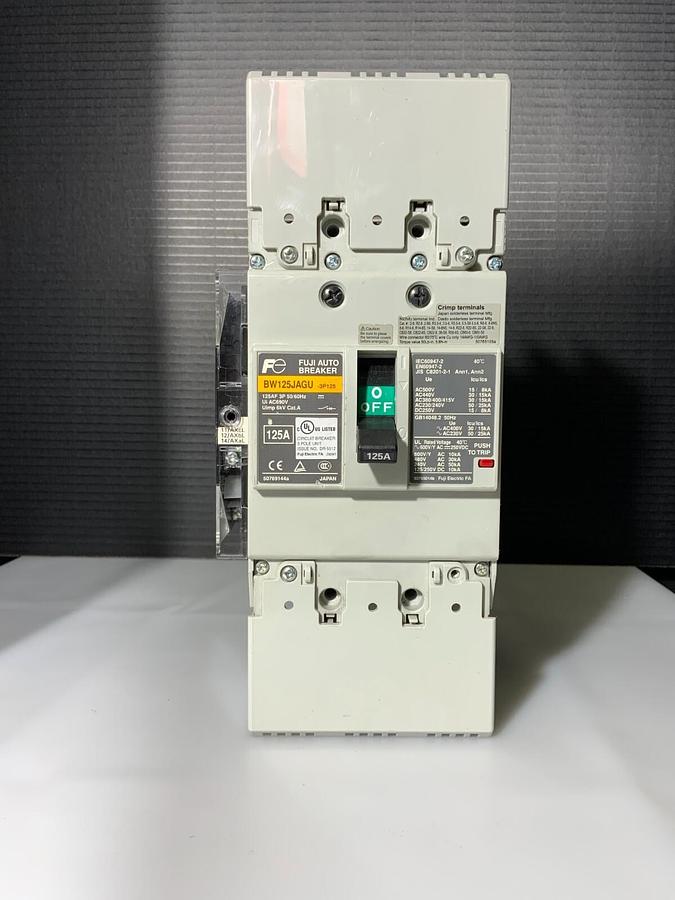 Used FUJI BW125JAGU-3P125 AUTO BREAKER