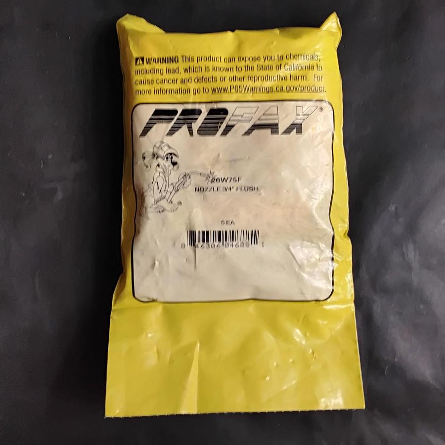 PROFAX 26W75F 3/4" NOZZLE - 5 PACK ($35 OBO)