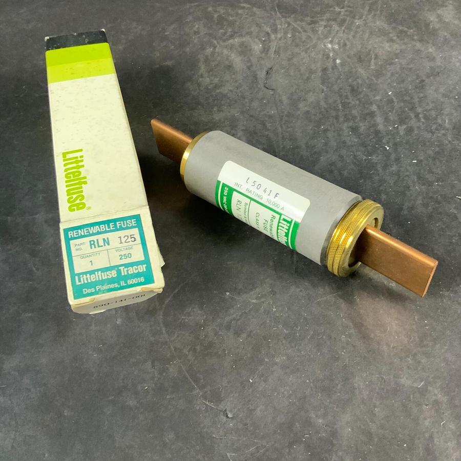 Used LITTELFUSE RLN-125 RENEWABLE FUSE ($50 OBO)