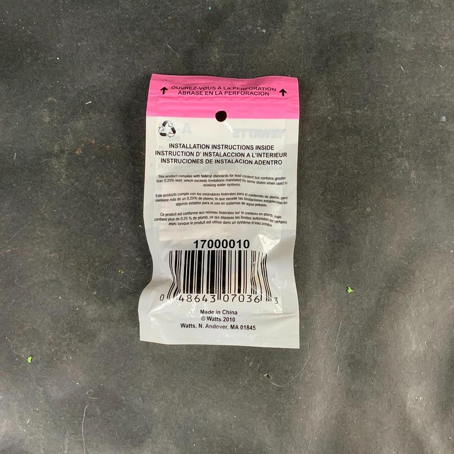 WATTS A-10 962-P ANDER-LIGN COMPRESSION UNION 1/4” OD W/ INSERT ($5 OBO)