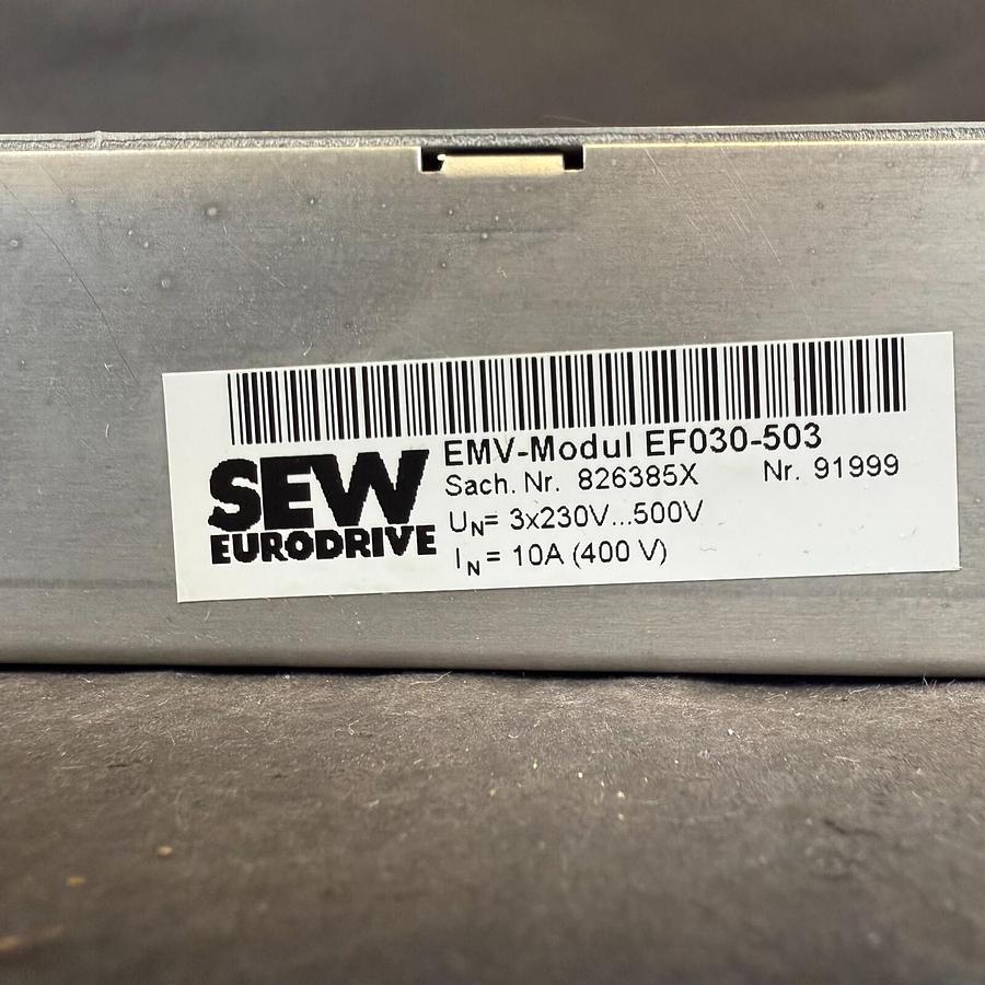 Used SEW EURODRIVE EMV-Modul EF030-503 PLC MODULE ($60 OBO)