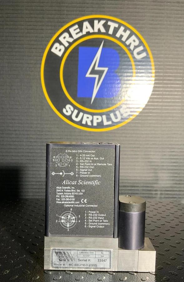 Used ALICAT SCIENTIFIC MC-5SLPM-D