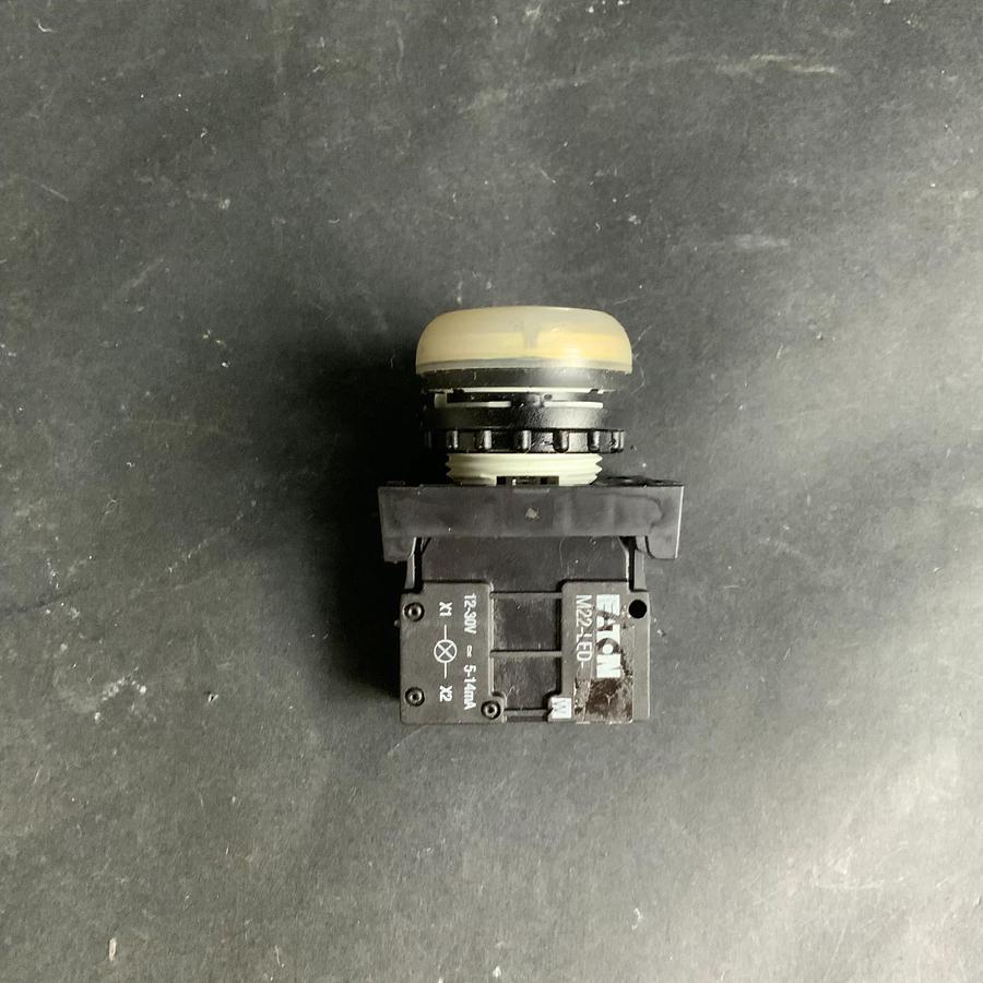 Used EATON M22-LED-W WHITE INDICATOR LIGHT ($22 OBO)