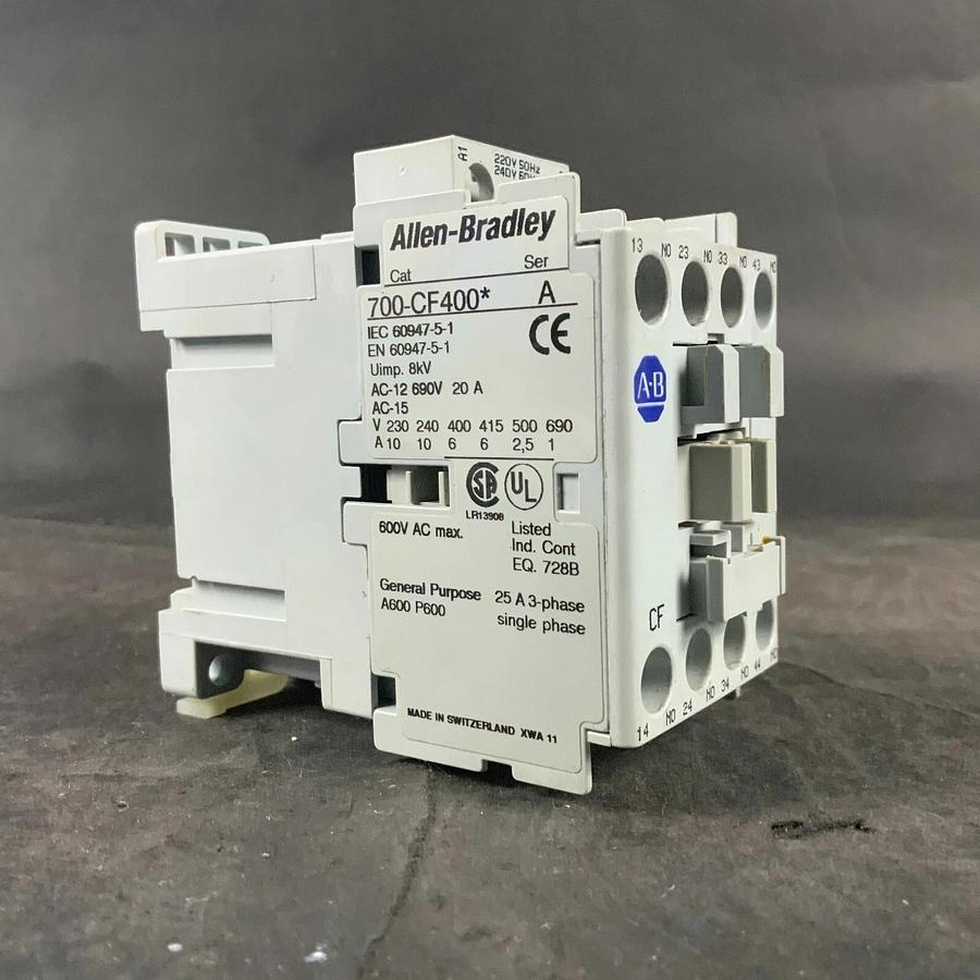 Used ALLEN BRADLEY 700-CF400A CONTROL RELAY ($20 OBO)