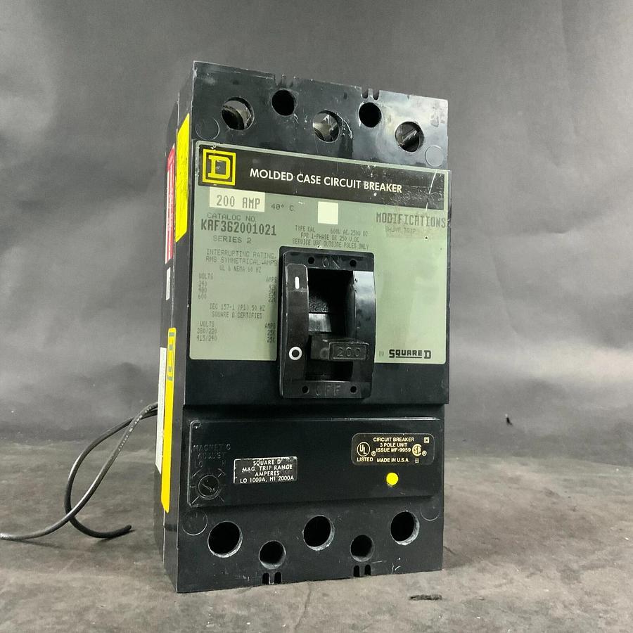 Used SQUARE D KAF362001021 CIRCUIT BREAKER ($170 OBO)