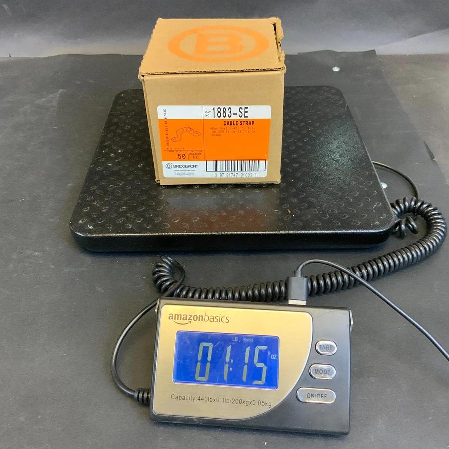 BRIDGEPORT 1883-SE CABLE STRAP - BOX OF 50 ($45 OBO)