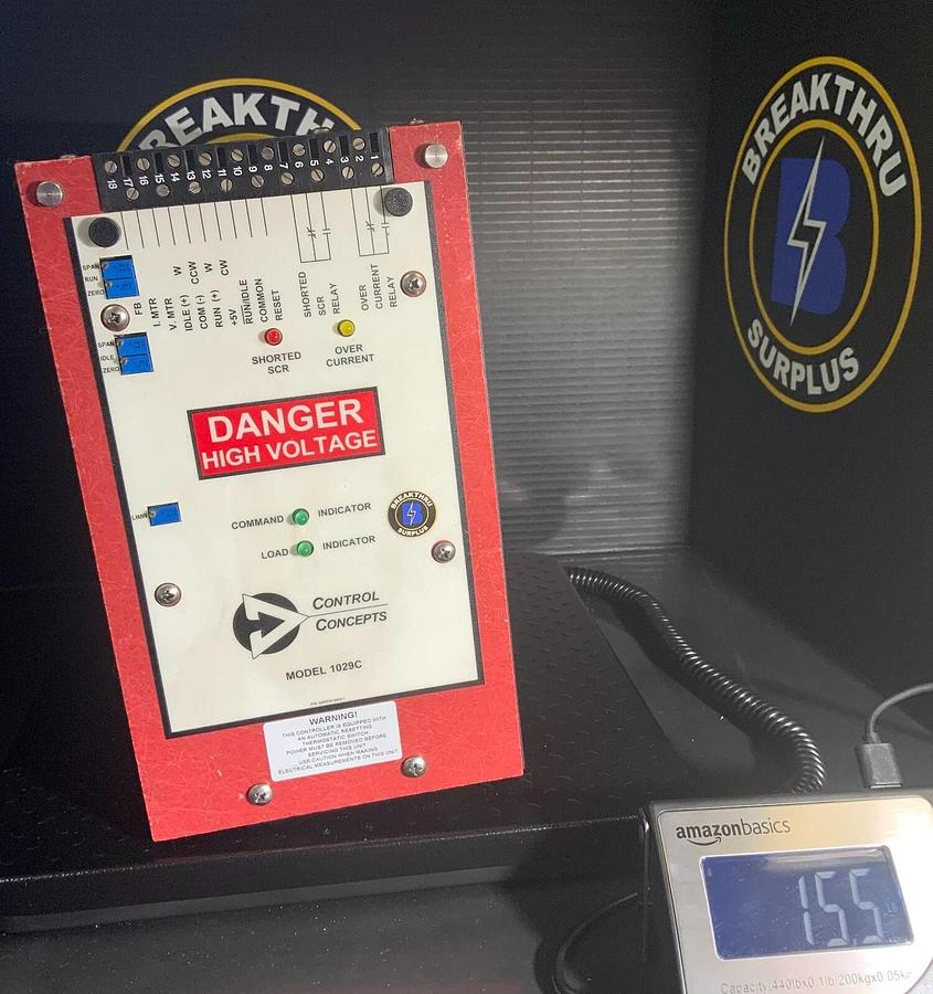 Used CONTROL CONCEPTS 1029C-P30/50-415V-50A IL30-R4/20MA-IPOT ($199.99 OBO)