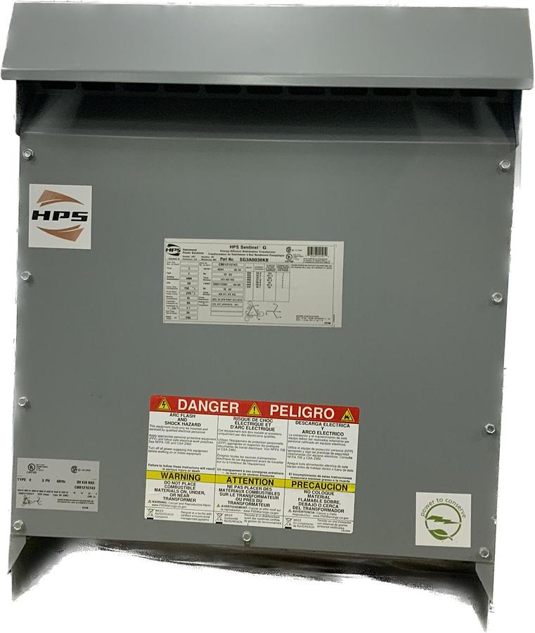 Used HPS Sentinel G Transformer PART # SG3A0030KB (30kVA) ($2,699.99 OBO!!!)