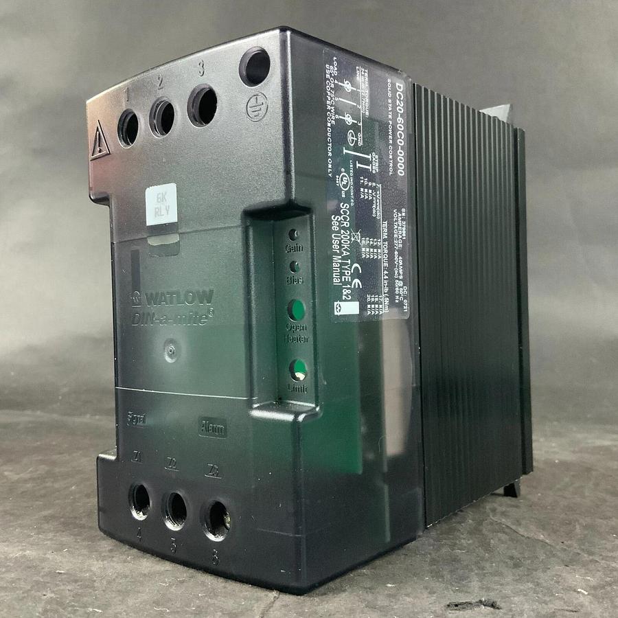 WATLOW DC20-60C0-0000 SOLID STATE POWER CONTROL ($275 OBO)