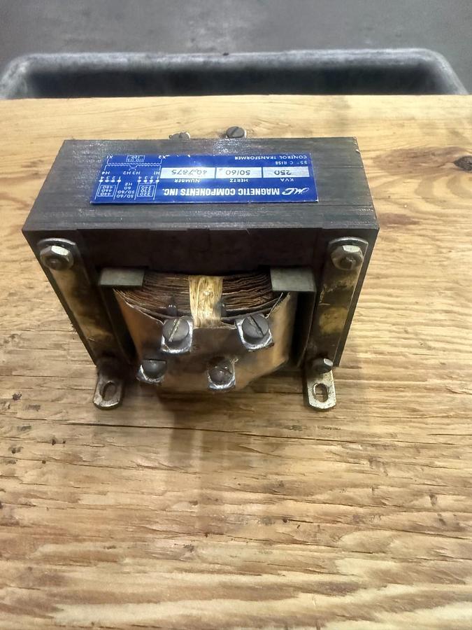 Used MAGNETIC COMPONENTS 40-7875 CONTROL TRANSFORMER ($50 OBO)