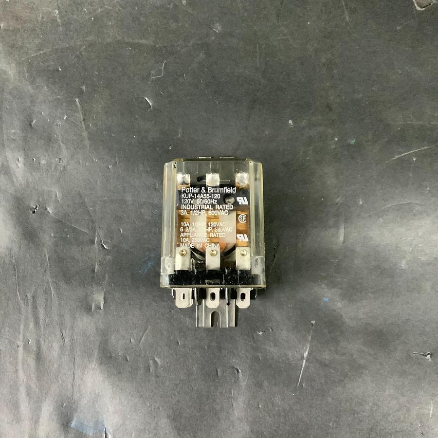 Used POTTER & BRUMFIELD KUP-14A55-120V RELAY ($11.50 OBO)
