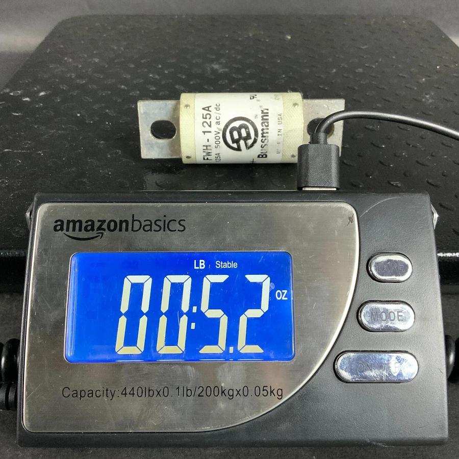 Used BUSSMANN FWH-125A SEMICONDUCTOR FUSE ($25 OBO)