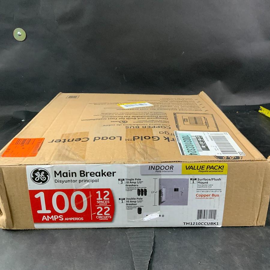 GE TM1210CCUBK1 MAIN BREAKER LOAD CENTER ($50 OBO)