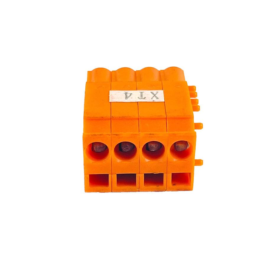 Used WAGO MCS MIDI 231 8-POLE 6-POLE 4-POLE PLUGGABLE TERMINAL BLOCK LOT OF 3