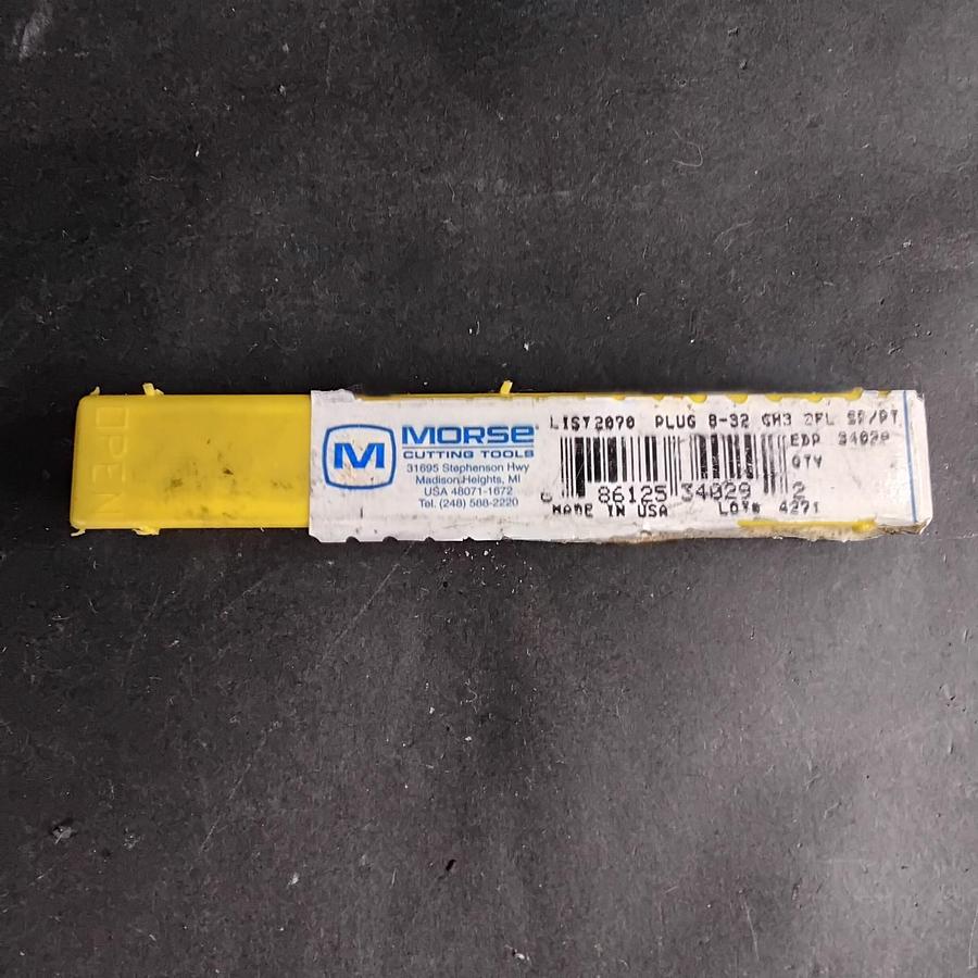 Used MORSE 2070 8-32 PLUG SPIRAL TAP ($13 OBO)