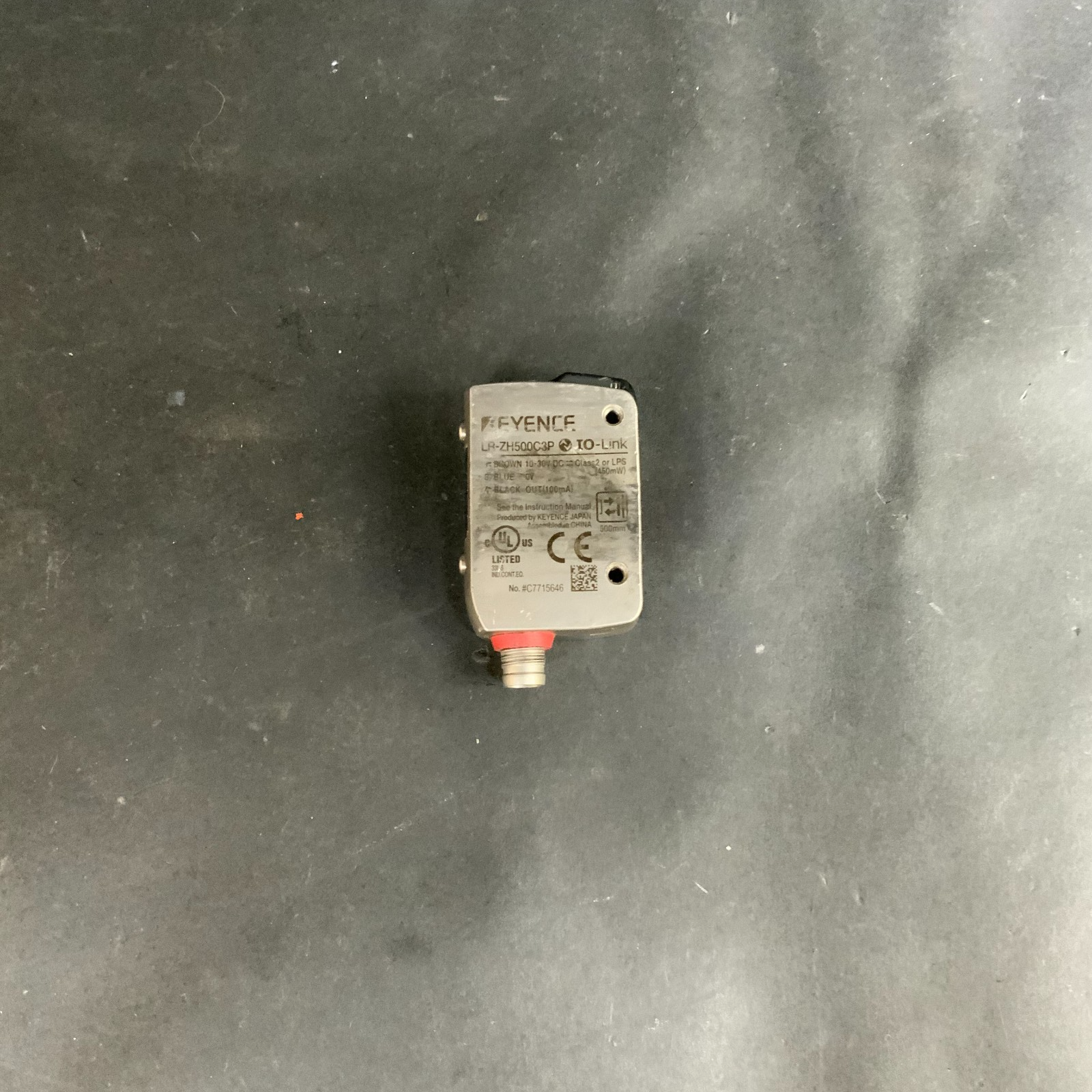 Used KEYENCE LR-ZH500C3P LASER DISTANCE SENSOR ($50 OBO)