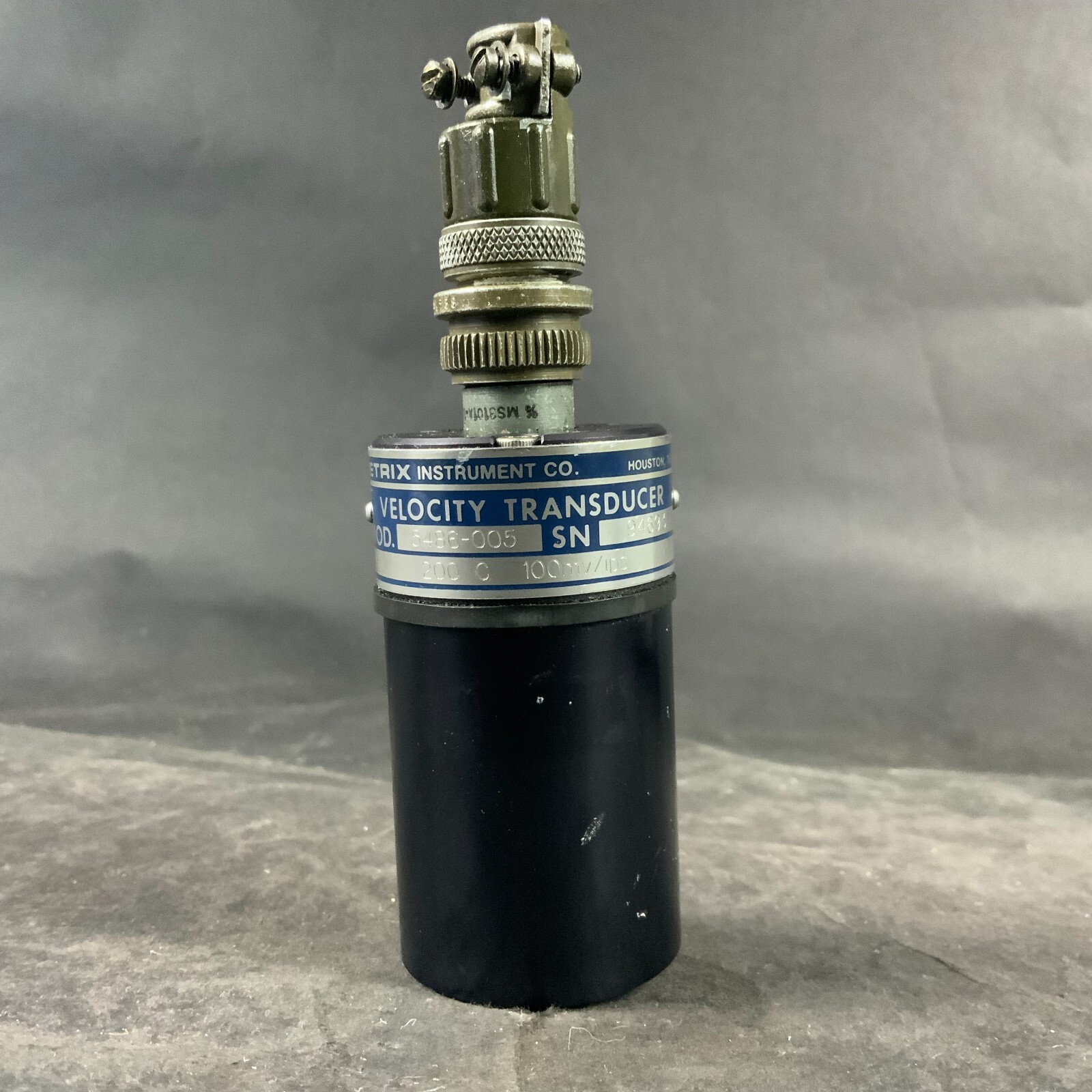 Used METRIX 5486-005 VELOCITY TRANSDUCER BLACK ($90 OBO)