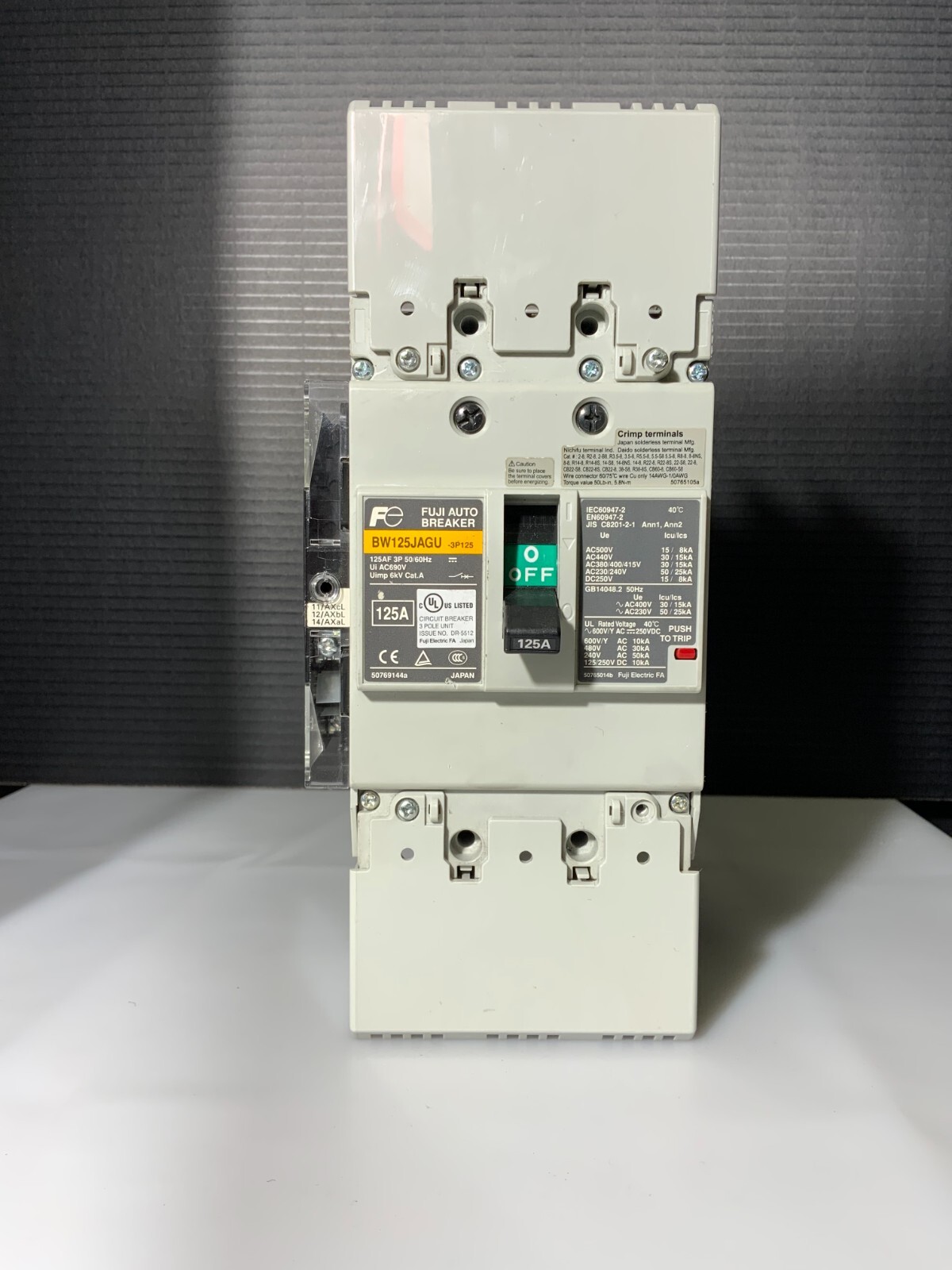 Used FUJI BW125JAGU-3P125 ($350)
