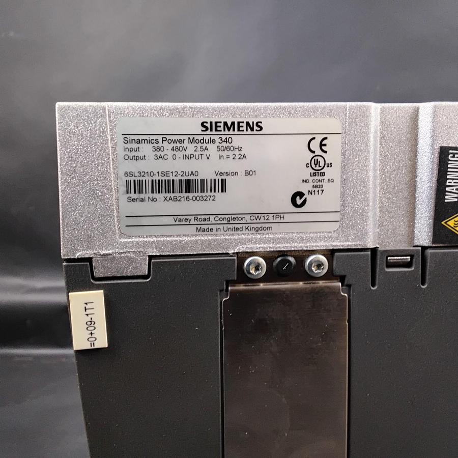 Used SIEMENS 6SL3210-1SE12-2UA0 CONVERTER POWER MODULE ($350 OBO)