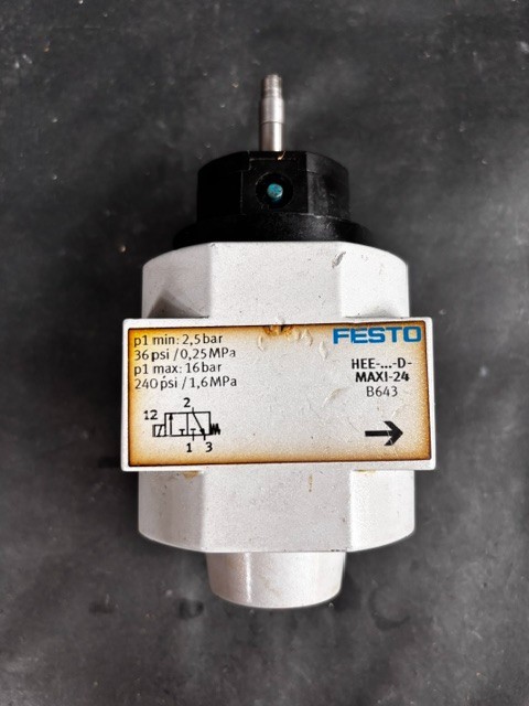 Used FESTO HEE-D-MAXI-24 VALVE ($75 OBO)