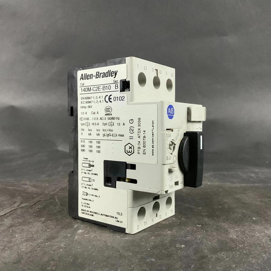 ALLEN BRADLEY 140M-C2E-B10 CIRCUIT BREAKER ($35 OBO)